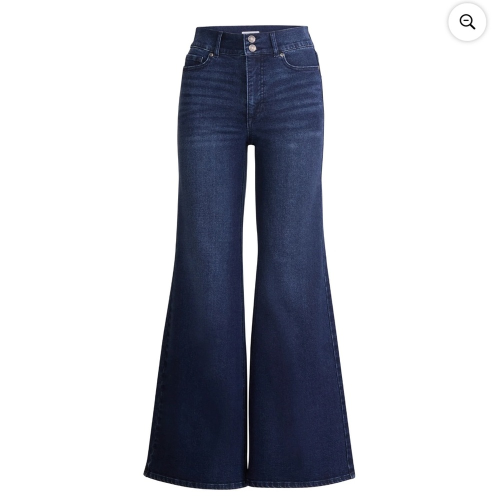 Sofia Jeans Women's Margot Wide Leg High Rise Jeans, 32.5" Inseam, Size 8